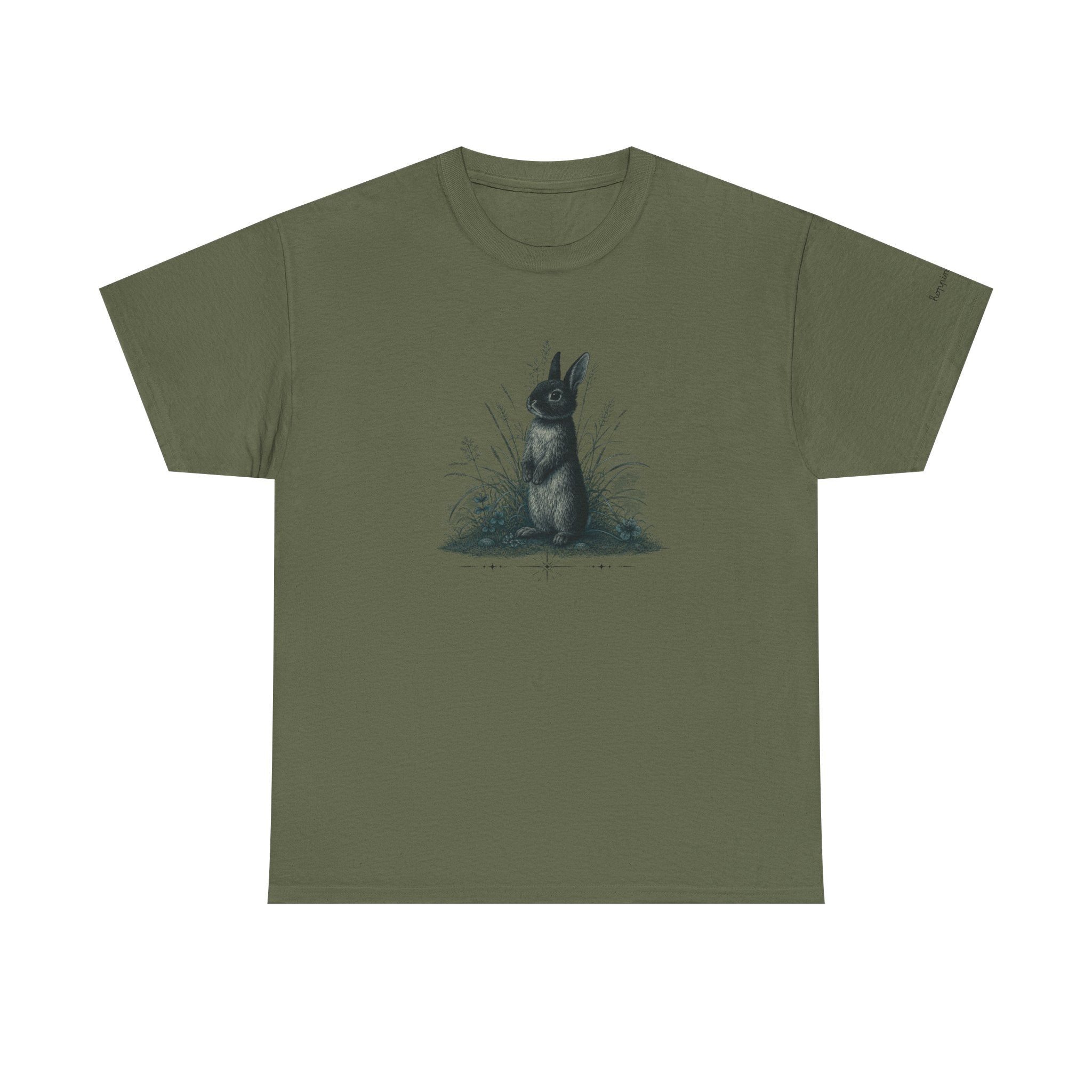 Minimal Bunny 'Soft Hoppin' Round' T-Shirt