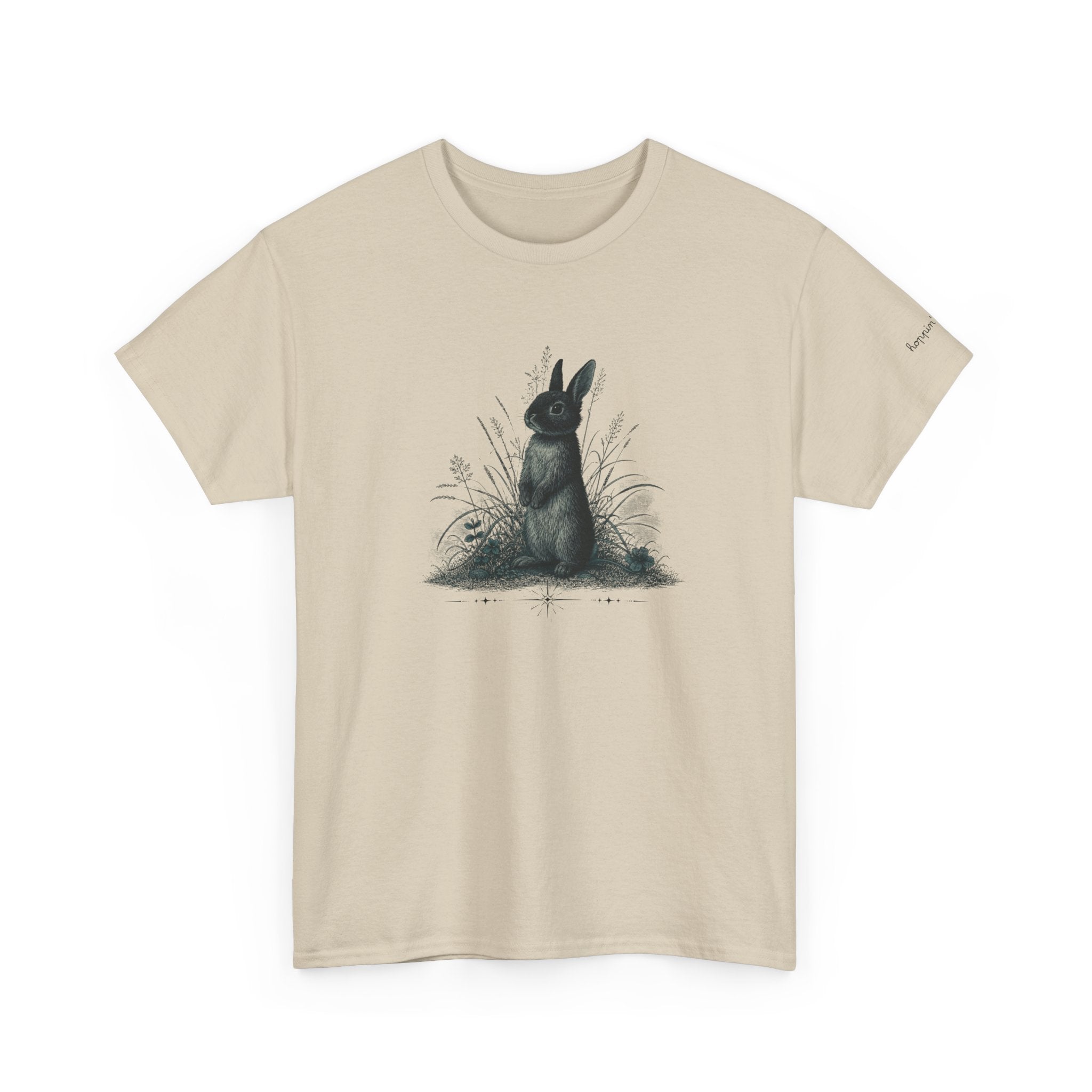 Minimal Bunny 'Soft Hoppin' Round' T-Shirt