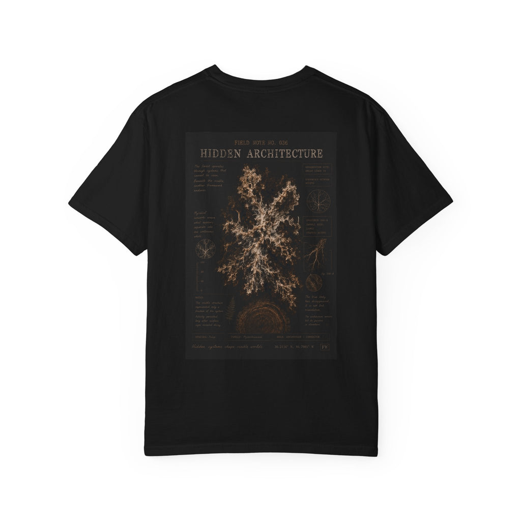 Mycelium Network T-Shirt — "mycelium network is the hidden architecture of our natural world"
