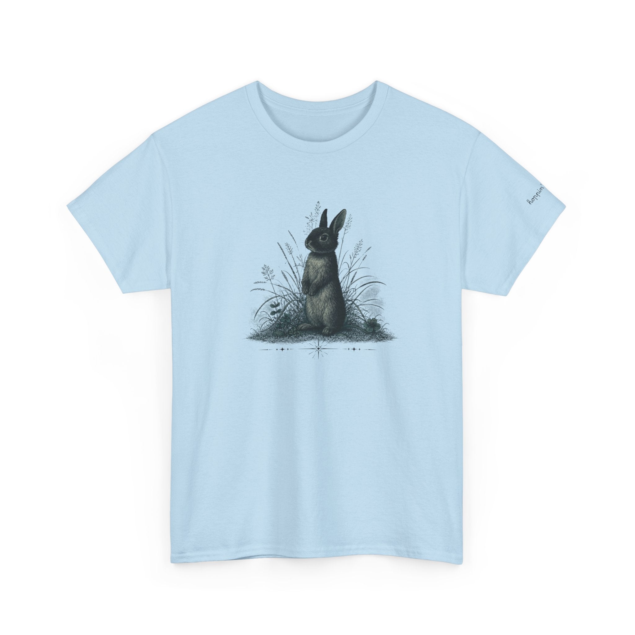 Minimal Bunny 'Soft Hoppin' Round' T-Shirt