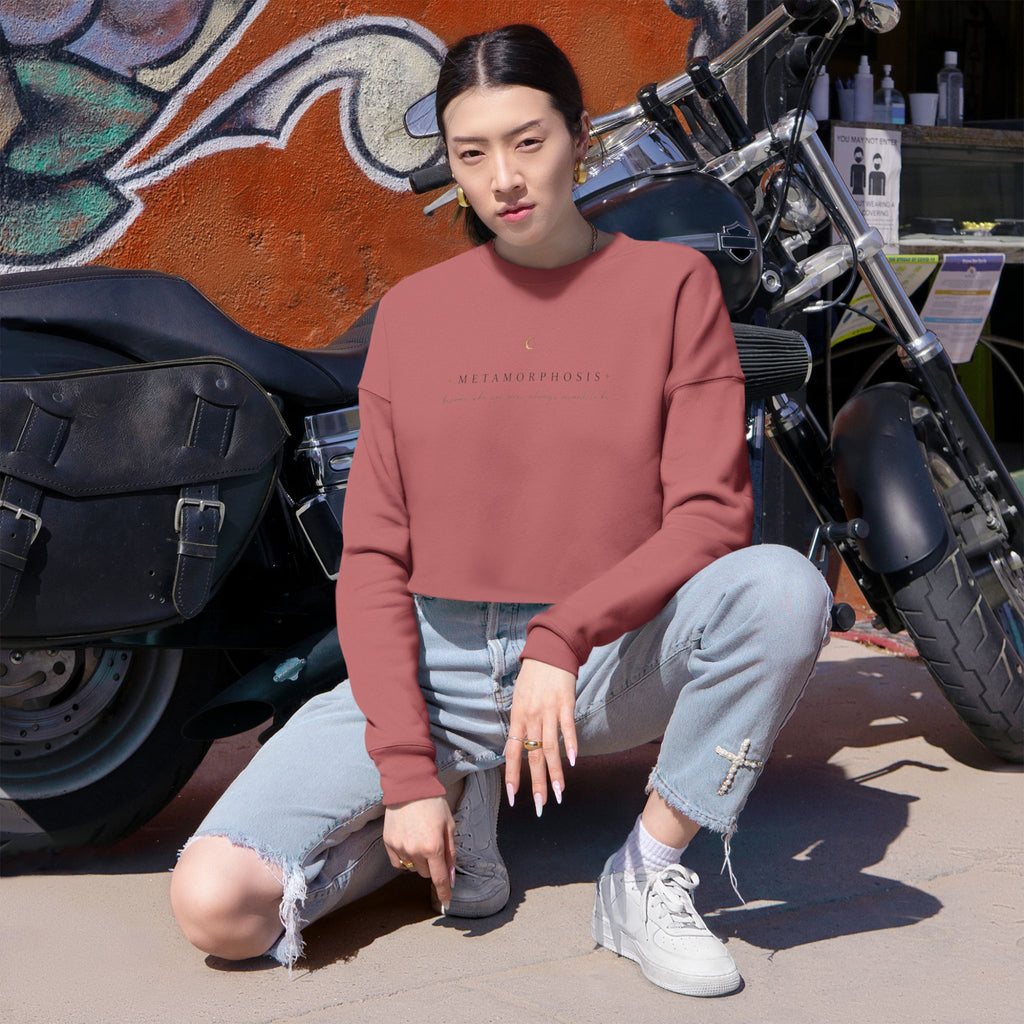 Metamorphosis Feminine Cropped Sweatshirt