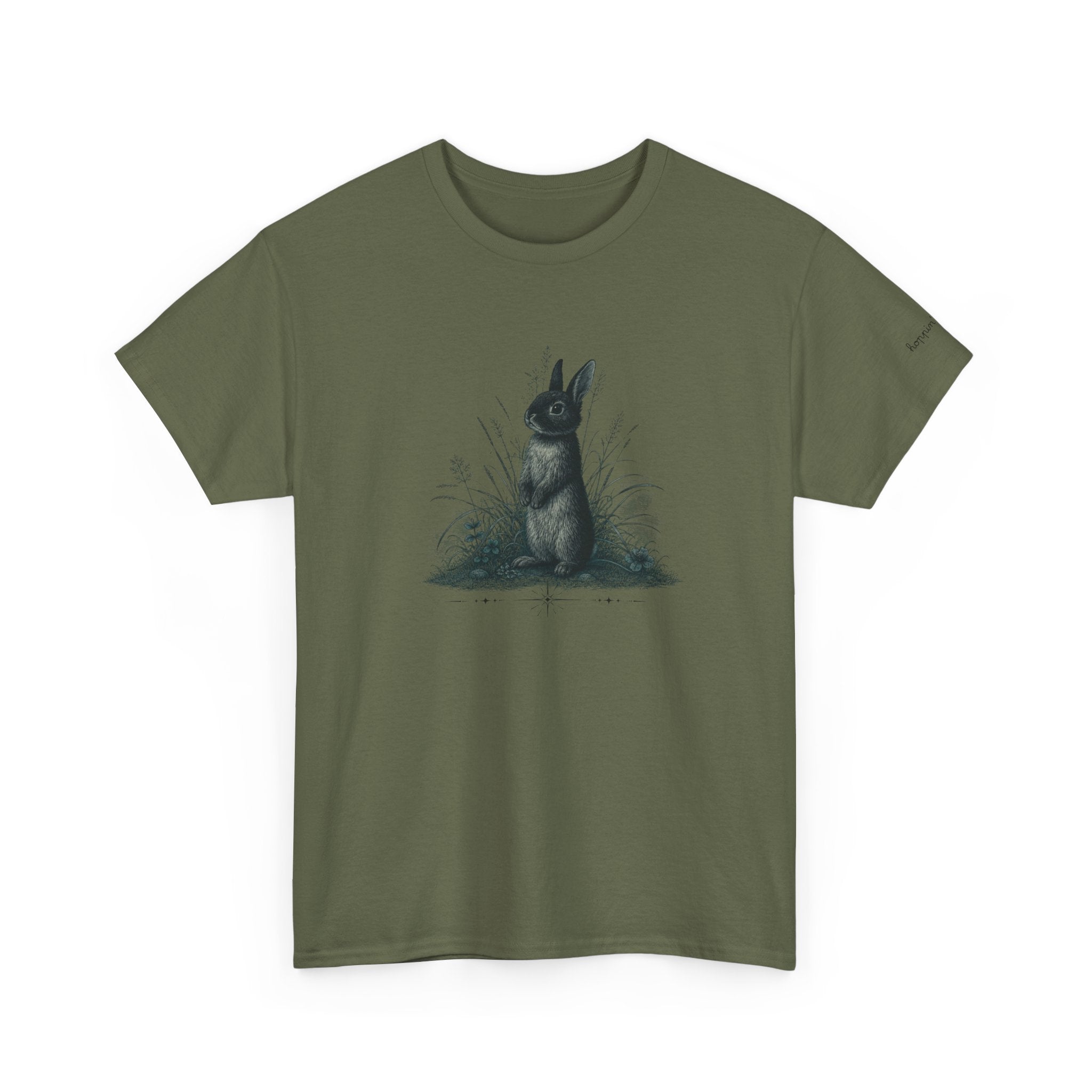 Minimal Bunny 'Soft Hoppin' Round' T-Shirt