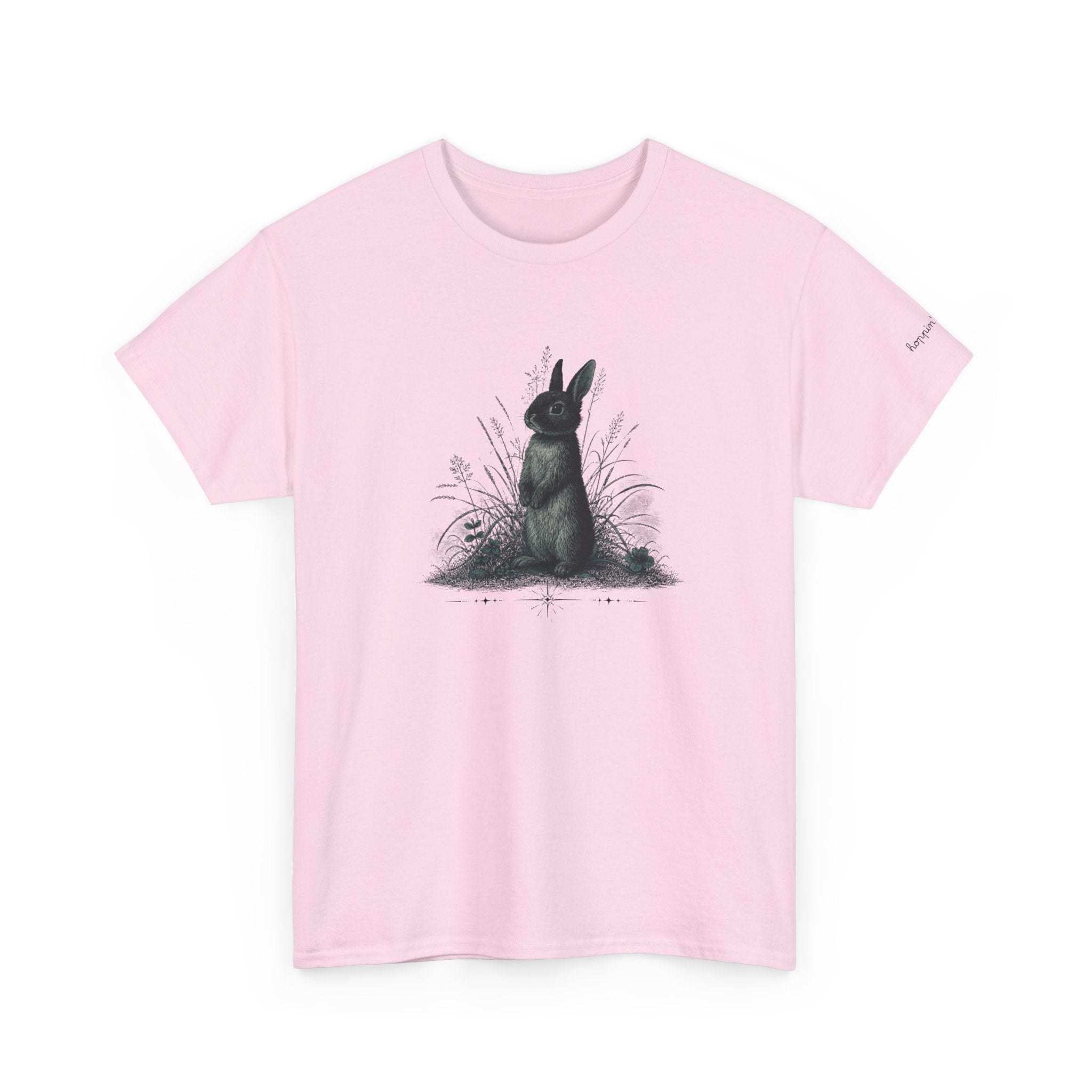 Minimal Bunny 'Soft Hoppin' Round' T-Shirt